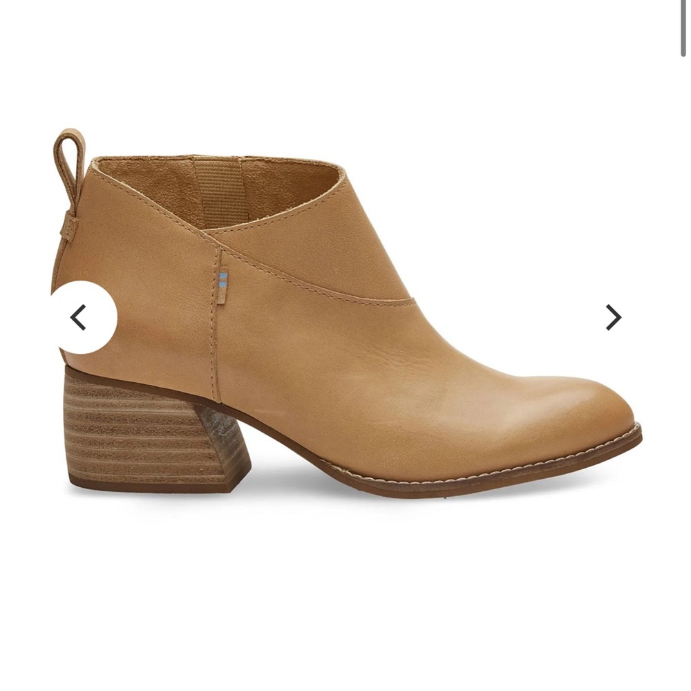 TOMS Leilani Leather Bootie, Honey